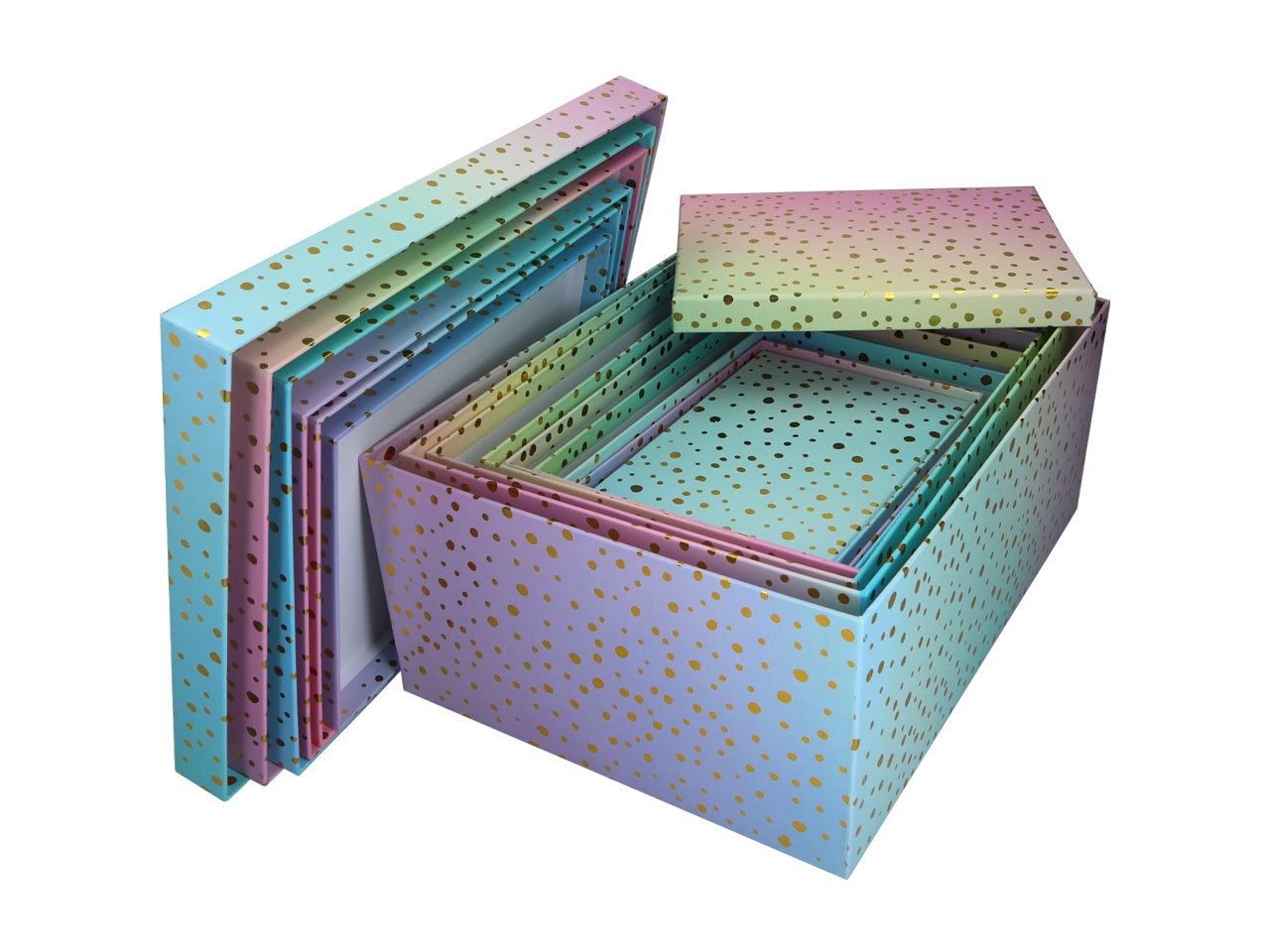 Kpl. 10 pudełek prezentowych