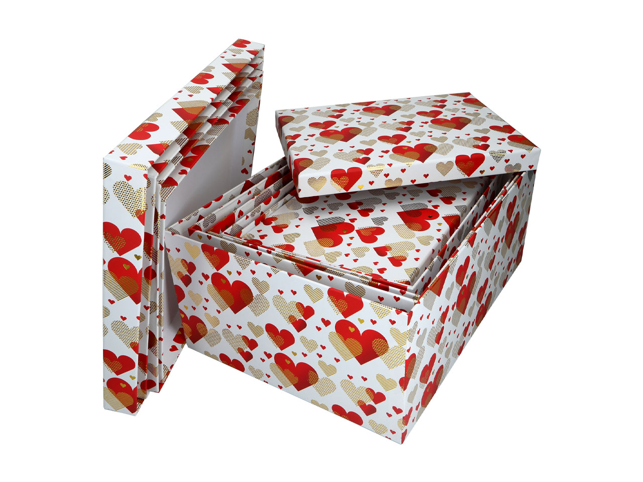 Kpl. 10 pudełek prezentowych