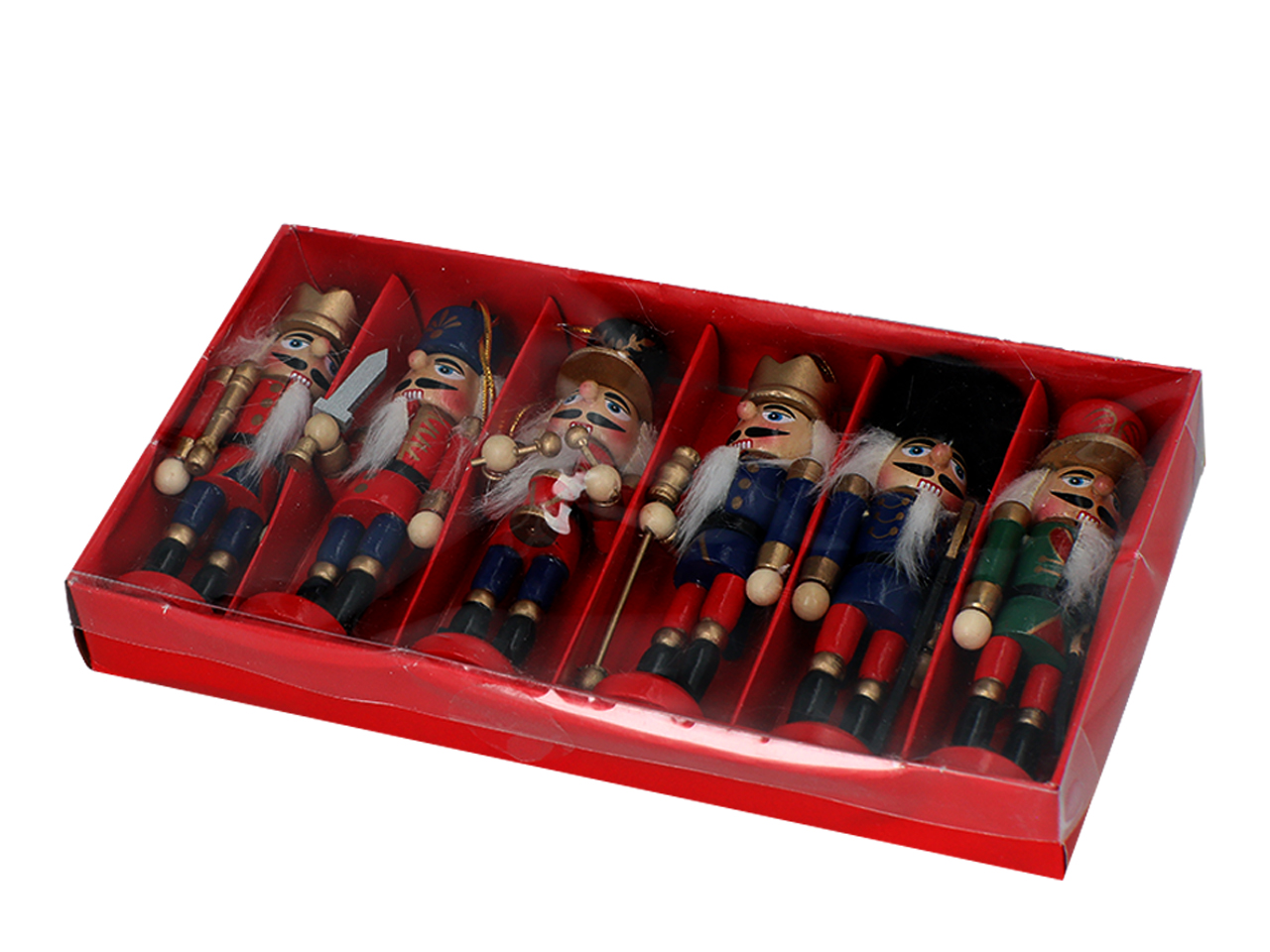 Kpl. 6 ozdób choinkowych - Ołowiany żołnierzyk