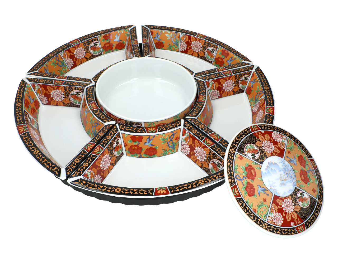 Naczynie ceramiczne do serwowania przekąsek - Lazy Suzan