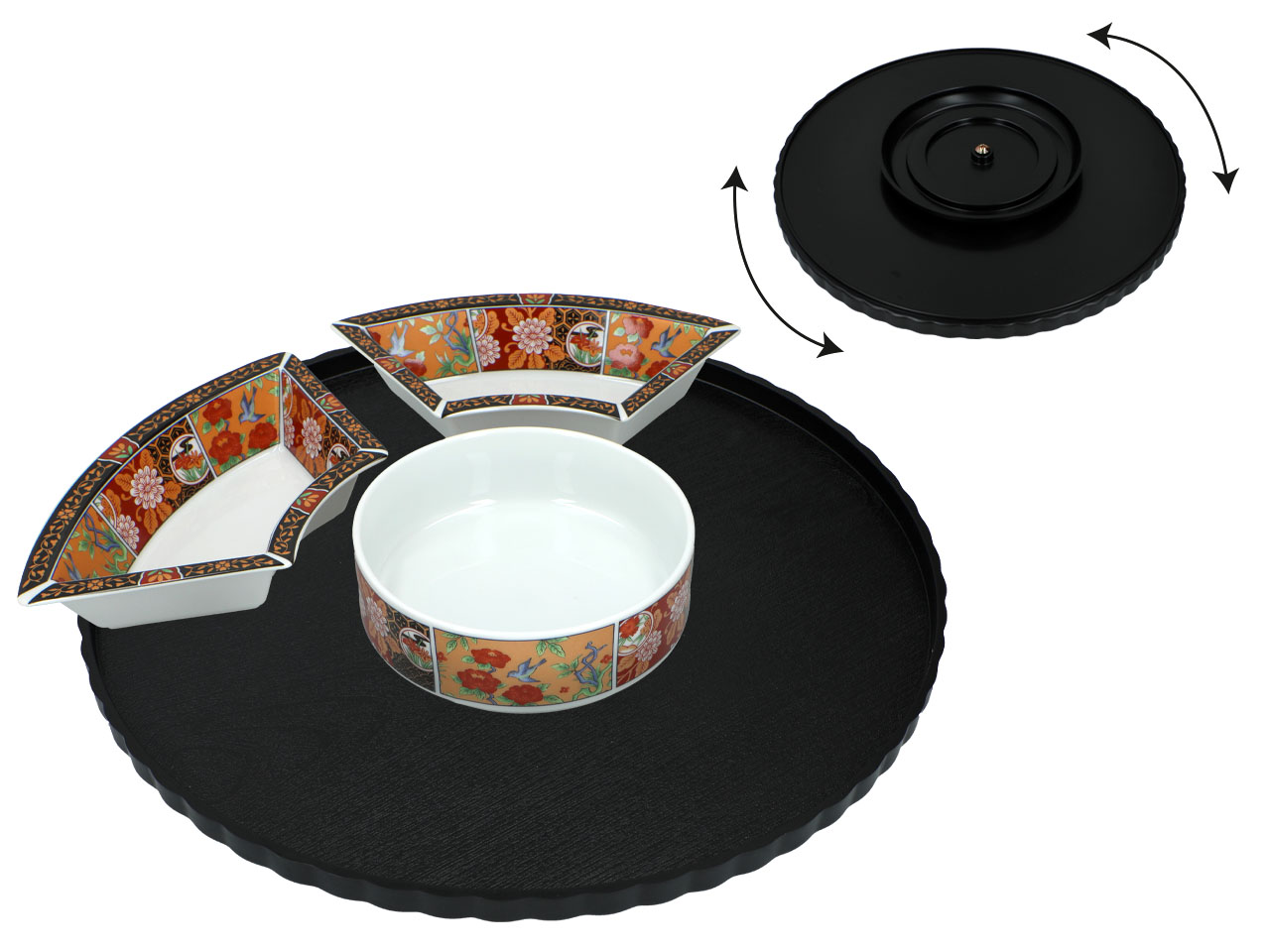 Naczynie ceramiczne do serwowania przekąsek - Lazy Suzan