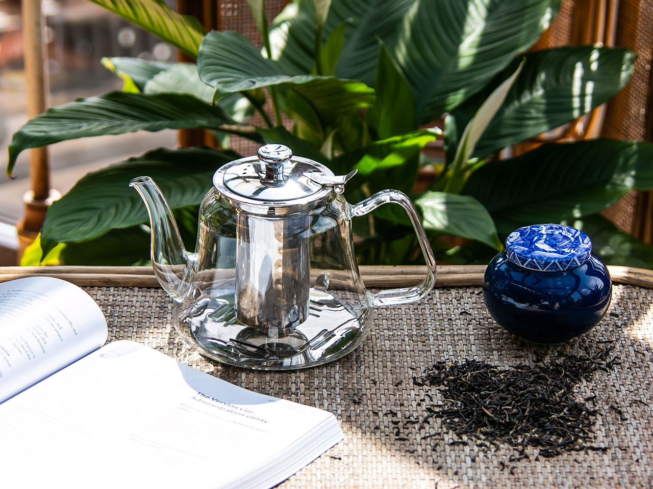 Czajnik szklany