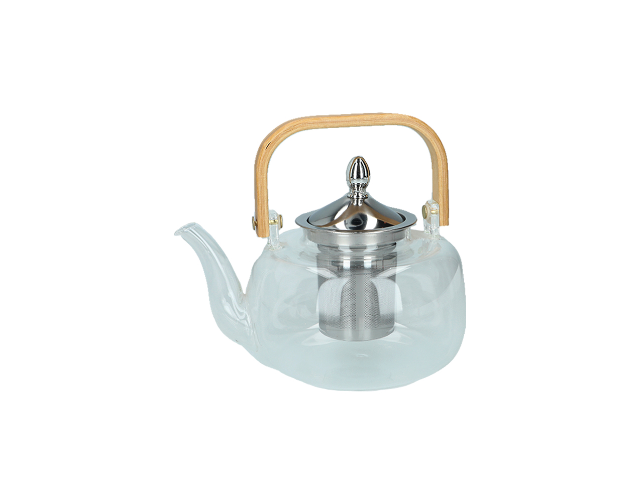 Czajnik szklany z sitkiem wzór 8
