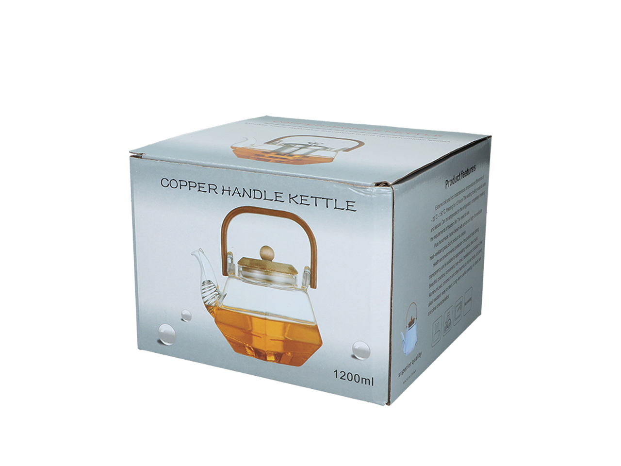 Czajnik szklany z sitkiem wzór 11